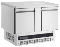 Saladette Inomak BPVP7300. Slätt arbetsbänk Bas kompressor R290