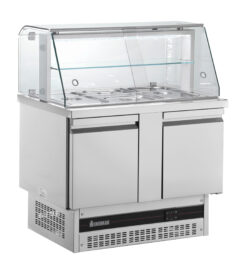 Saladette Inomak med vitrin BSVP7300