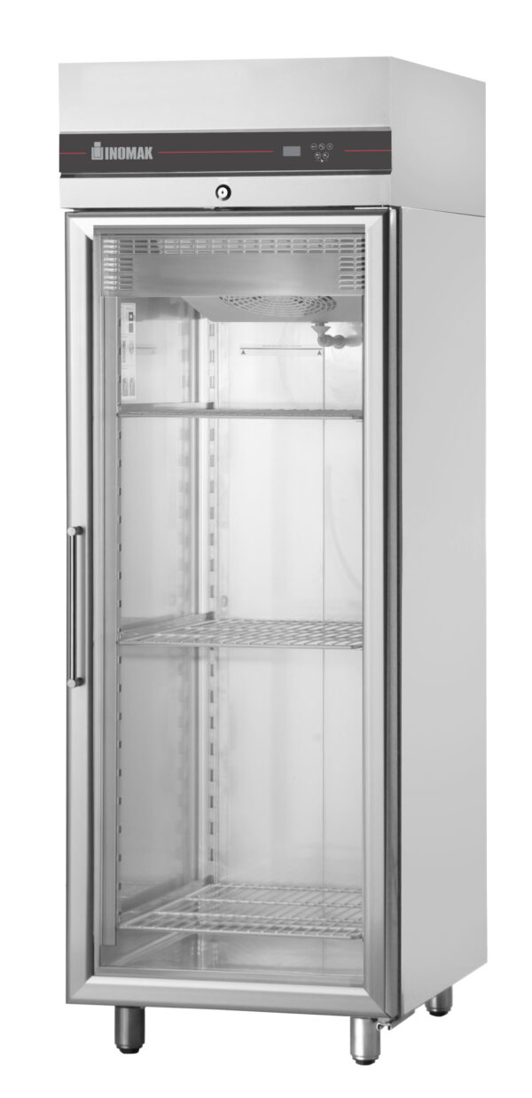Frysskåp med Glasdörr Inomak CBP172/ GL, 654Lt, -18/-10°C