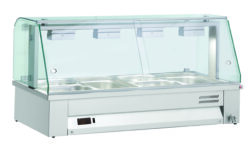 Värmebuffé med vitrin MBV610
