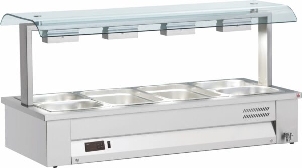 Värmebuffé med dubbel nysskydd MSV610