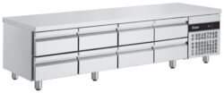 Grillkylbänk Inomak PWDP3333, 8 Lådor 175mm GN1/1 100mm R290