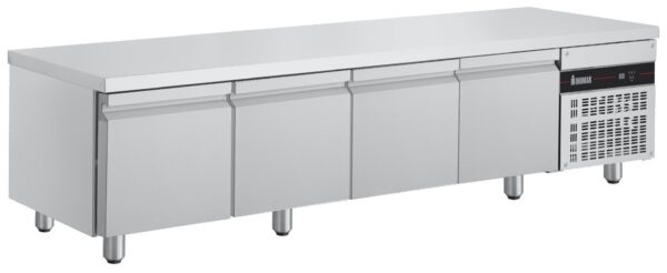 Grillkylbänk Inomak PWDP7777, 4 Lådor 405mm GN1/1 200mm R290