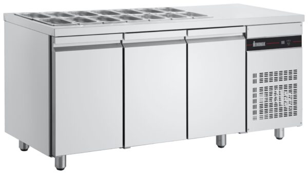 Saladette Inomak ZNRP999 med arbetsyta R290