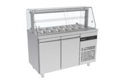 Saladette Inomak med vitrin ZQFP99 R290