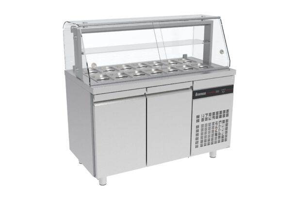 Saladette Inomak med vitrin ZQFP99 R290