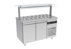 Saladette Inomak med dubbel nysskydd ZRFP99 R290