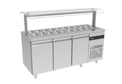 Saladette Inomak med dubbel nysskydd ZRFP999 R290