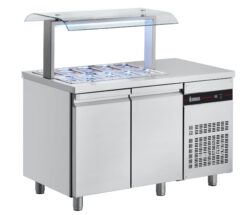 Saladette Inomak med dubbel nysskydd och arbetsyta ZRRP99 R290