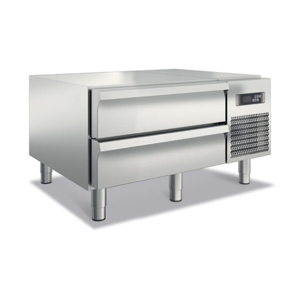 Grillfrysbänk BARON BR910 BT, 1000mm, 2 Lådor GN2/1 150mm djup, -15/-20 °, R290