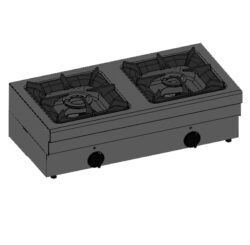 Gasspis BARON 32FOGV103 med 2 brännare BARON, 900x450mm, 10,5kW