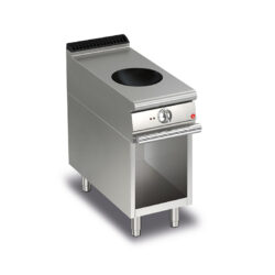 Induktionswok BARON Q70PCV/WOK401, på öppet stativ, 400x700mm, 5kW