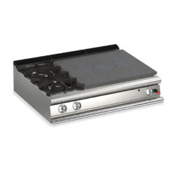 Gas Hällspis BARON Q70TP/G1203SX med två brännare till vänster, 1200x700mm, 21,2kW