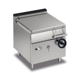Gas Bratt-Panna BARON Q70BR/G81, 43 Liter, manuell tiltfunktion, gjutjärns tank, 800x700mm, 14kW