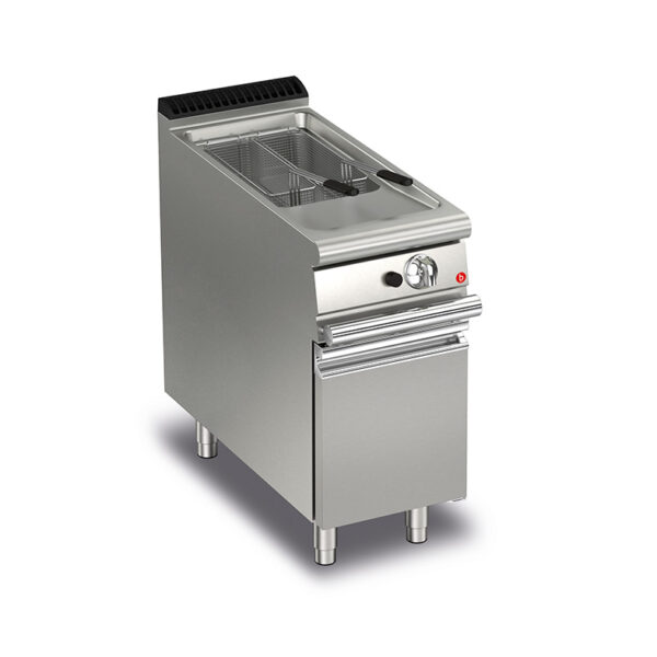 Gas pastakokare BARON Q70FRI/G415, 1x15 liter med underskåp, inkl 2st korg, 400x700mm, 13kW