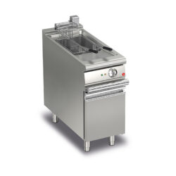 Elektriskt fritös BARON Q70FRI/E415, 1x15 liter, med underskåp, inkl 2st korg, 400x700mm, 13kW