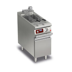 Elektriskt fritös BARON Q70FRI/E415M, 1x15 liter, med underskåp, inkl 2st korg, Elektronisk kontroll 400x700mm, 13kW