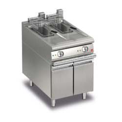 Elektriskt fritös BARON Q70FRI/E610, 2x10 liter, med underskåp, 600x700mm, 18kW