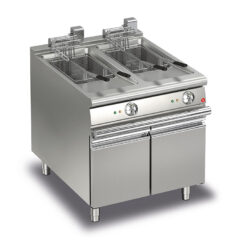 Elektriskt fritös BARON Q70FRI/E815, 2x15 liter, med underskåp, 800x700mm, 26kW