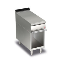 Avlastningsbänk BARON Q70NECV/410, med draglåda, på öppet stativ, 400x700mm,