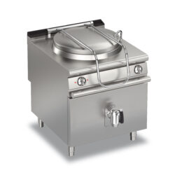 Elektriskt Kokgryta BARON Q90PF/ED100 med automatisk dräneringsventil, 100 Liter, 800x900mm, 12kW