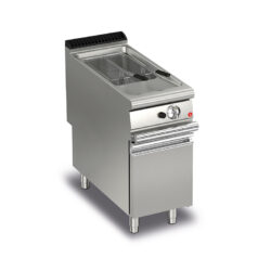 Gas fritös BARON Q90FRI/G415, 1x15 liter, inkl 2st korgar, med underskåp, 400x900mm, 13kW