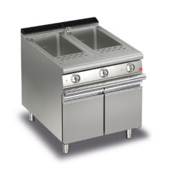 Elektriskt pastakokare BARON Q70CP/E800, 2x26 liter med underskåp, 800x700mm, 15kW