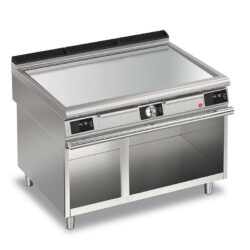 Elektrisk stekhäll BARON QT90FTV/E1203-T4W med stekplatta i AISI430 stål, på öppet stativ, 1200x900mm, 16,2kW, Touchscreen