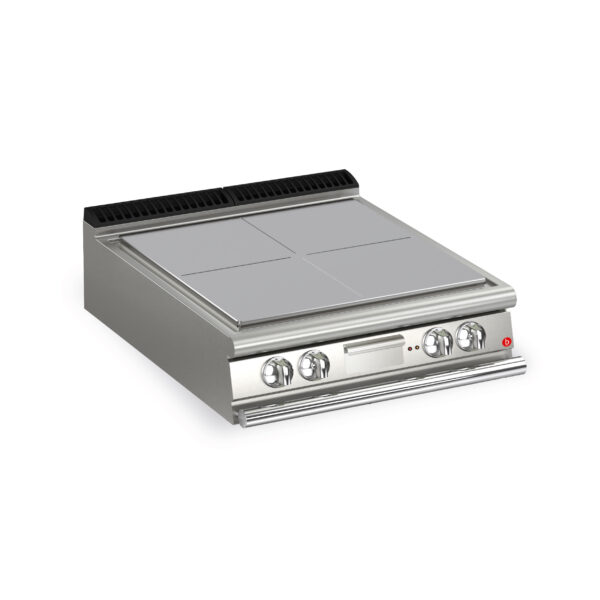 Elektrisk Plancha BARON Q90PH/E100 med 4 zoner på öppet stativ, 1000x900mm, 20kW
