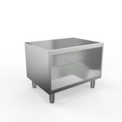 Rostfritt öppet stativ BARON Q90VA100 för Queen 9 serie, 1000x900mm