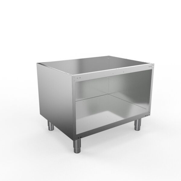Rostfritt öppet stativ BARON Q90VA100 för Queen 9 serie, 1000x900mm