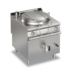Elektriskt Kokgryta BARON Q90PF/EI150S med automatisk dräneringsventil, 150 Liter, 800x900mm, 21W