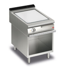 Elektrisk stekhäll BARON Q70SFTV/E603 med slät stekplatta i AISI430 stål, på öppet stativ, 600x700mm, 5,4kW