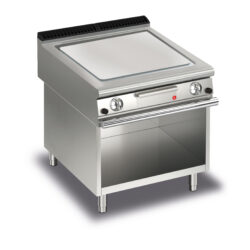 Gas stekhäll BARON Q90SFTTV/G805 med kromat stekplatta, på öppet stativ, 600x900mm, 20kW