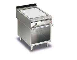Elektrisk stekhäll BARON Q90SFTV/E603 med slät stekplatta i AISI430 stål, på öppet stativ, 600x900mm, 7,5kW