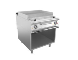 Elektrisk girll BARON Q70SGV/E800 till kött, Rostfri stål 304, på öppet stativ, 800x700mm, 8kW