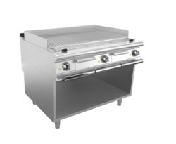 Elektrisk girll BARON Q70SGV/E122 till kött/ fisk, Rostfri stål 304, på öppet stativ, 1200x700mm, 12kW
