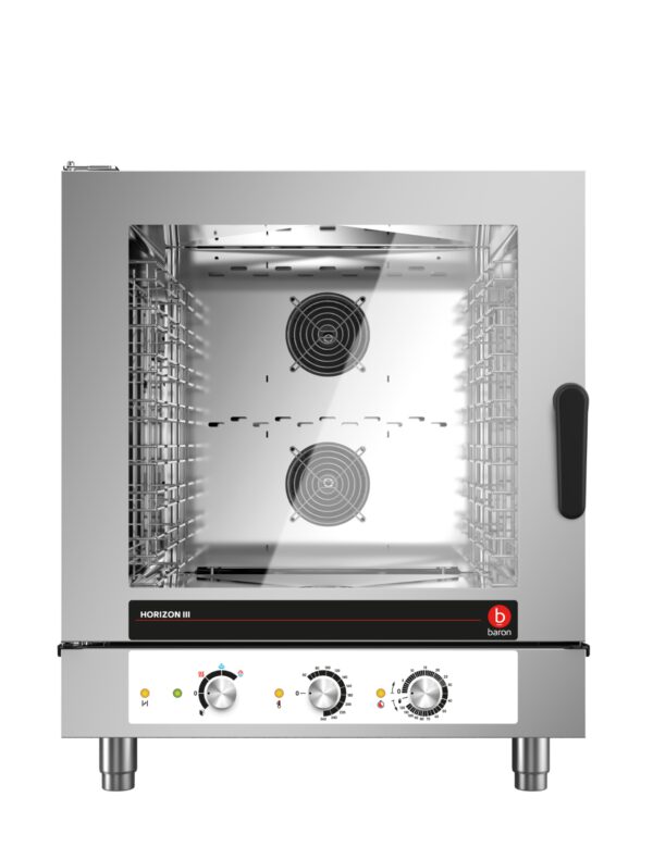 Gas Kombiugn, BARON HOGM071E, Direkt ånga, 7x 1/1 GN, 8,5kW