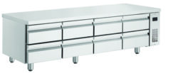 Grillkylbänk Inomak för Centralkyla PWD3333/RU, 8 Lådor 175mm GN1/1 100mm