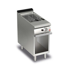 Gas fritös BARON Q70FRV/G408, 1x8 liter, på öppet stativ, 400x700mm, 7kW