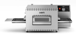 Fläktstyrd Elektrisk Tunnel pizzaugn OEM TL-V45 Touch, 45 cm band, 400°C