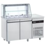 Saladette Inomak med vitrin och arbetsyta ZQRP99 R290