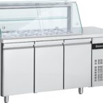 Saladette Inomak med vitrin och arbetsyta ZQRP999 R290