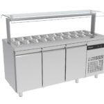 Saladette Inomak med dubbel nysskydd ZRFP999 R290