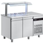 Saladette Inomak med dubbel nysskydd och arbetsyta ZRRP99 R290