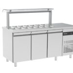 Saladette Inomak med enkel nysskydd och arbetsyta ZVRP999  R290