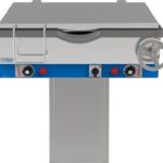 Stekbord Fribergs VKF35/1, Manuell Tipp, Fast Fotpelare