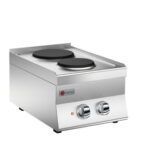 Elektrisk spis BARON 6NPC/E400 med 2 plattor. 400x600mm, 4,1kW