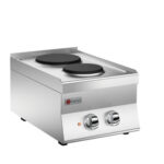 Elektrisk spis BARON 6NPC/E400P med 2 plattor, 400x600mm, 5,2kW