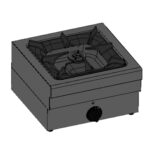 Gasspis BARON 31FOGV73 med 1 brännare, 450x4507kW